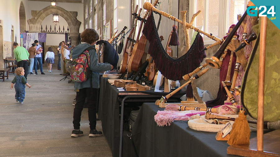 Unha trintena de luthiers dan a coñecer o seu oficio en Santiago👉 tvg.gal/hgcfq2