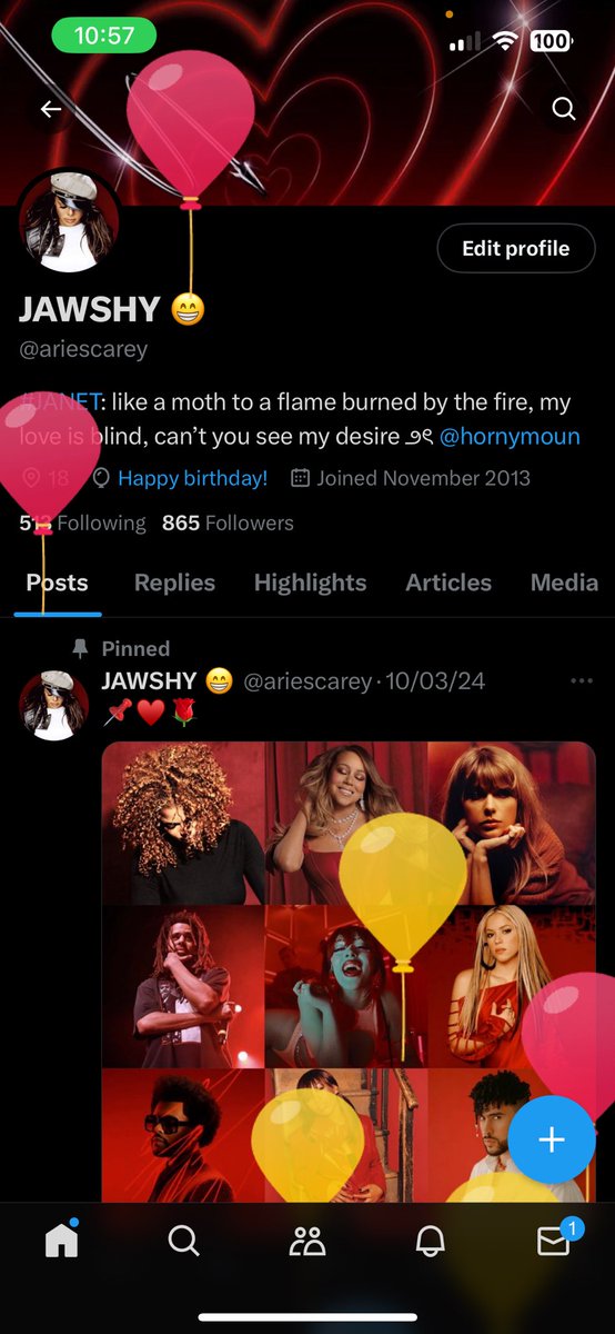 BALLOONS ON MY PAGE 🥳🥳