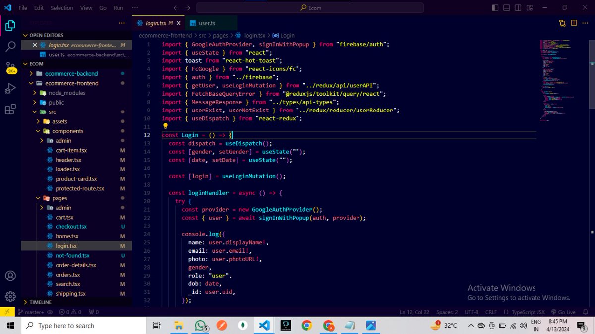 AnshPra66445941's tweet photo. Day 1 of #100DaysOfCode Crushed Firebase login authentication! Ready to level up in secure access control. #Firebase #Authentication #CodingJourney #TechSkills #CodeNewbie #NeverStopLearning #AchievementUnlocked #GrowWithGoogle #CodeGoals #CareerGrowth #TechCommunity #LetsConnect https://t.co/qz1cKjcuyt