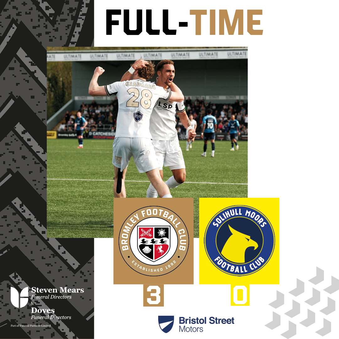 What a performance, lads! 👏 #WeAreBromley