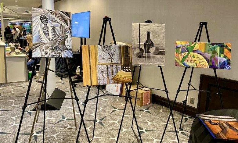 The @RadiologyACR #PFCC Art Subcommittee is pleased to showcase our 4th annual #RadArt exhibit at #AUR24🩻🎨 #Rads, #radres, #medstudents-stop by & share! Would love to be there but still recovering; our fantastic ACR staff & members would love to chat about art in patient care⬇️
