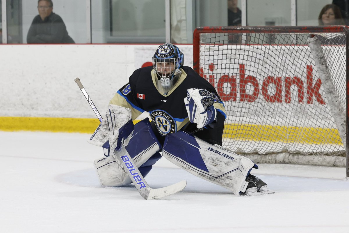 The Niagara Falls Canucks would like to congratulate AP goaltender Maksim Corovic on being selected by the Brantford Bulldogs in the 5th round (84th overall) of the 2024 OHL Priority Selection Draft!