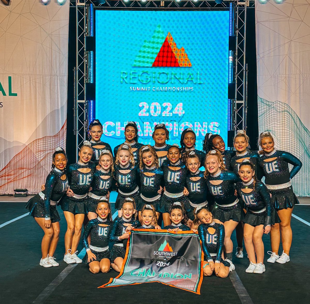 UECheerGym's tweet photo. CONGRATULATIONS FIERCE! 2024 REGIONAL SUMMIT CHAMPIONS!
#ueistheplacetobe https://t.co/CrZuMXtnav