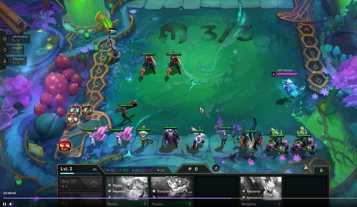 (1/5) #TFT Quiz by @Kenobi_TFT* -- let's review the basics with this situation at stage 2-1

Should you level to get stronger or stay at level 3?

Answer below ⬇️

*Give them a follow! This account has also been posting comp guides @esportslaw
