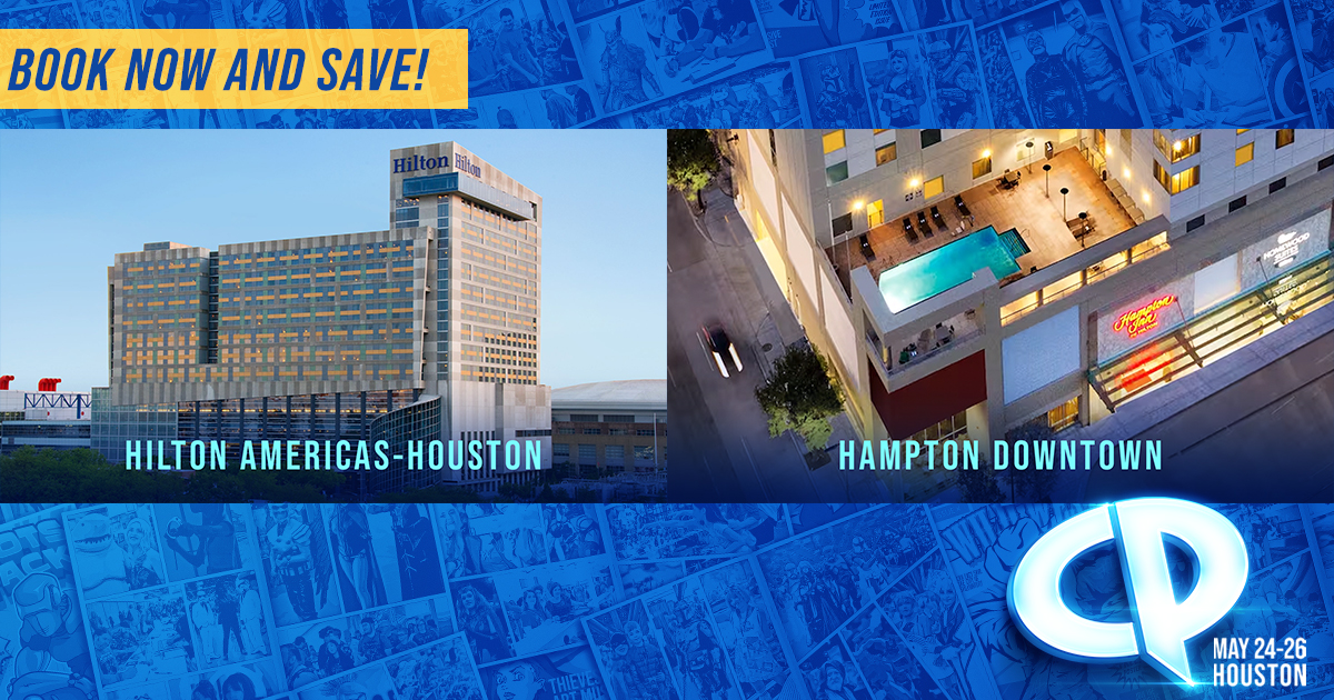 After a day packed with cosplaying, gaming, panels, and more, your ultimate sanctuary awaits! 🌙 Book your retreat at the @HiltonHouston hotel or the Hampton Inn Downtown, just steps away from all the action. 🏨 Limited-time special rates! Book: bit.ly/3RDOSIR #CP2024