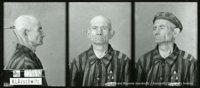 13 kwietnia 1891 | W Przedborzu urodził się polski Żyd Jankiel Abramowicz. Szewc. W #Auschwitz od 11 grudnia 1941 r. Nr 23969 Zginął w obozie 26 stycznia 1942 r.