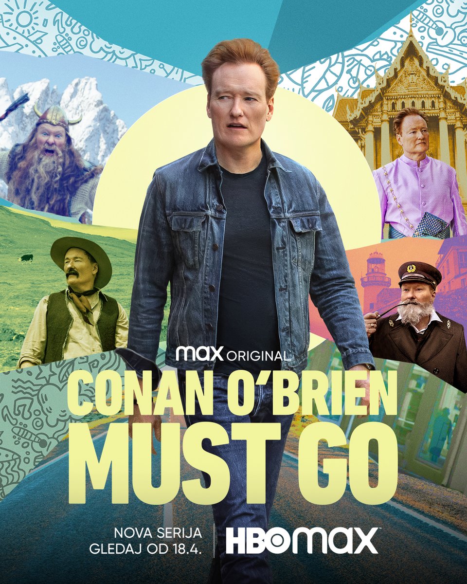 Neka avanture započnu.

#ConanOBrienMustGo stiže 18.4. na HBO Max.