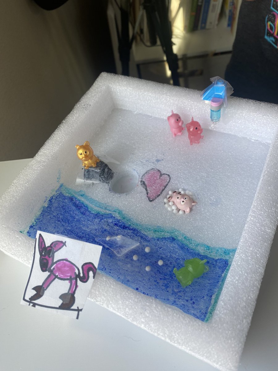Annebagg's tweet photo. Emi is working on creating little habitats for each Veefriends Mini. Calling it the VeeFriends Zoo!
Anyone recognize what the Patient Pig habitat used to be?
@veefriends @garyvee #VeeFriendsMinis #VeeCreate #VeeKids #EmiCreates https://t.co/h238pcpIE9