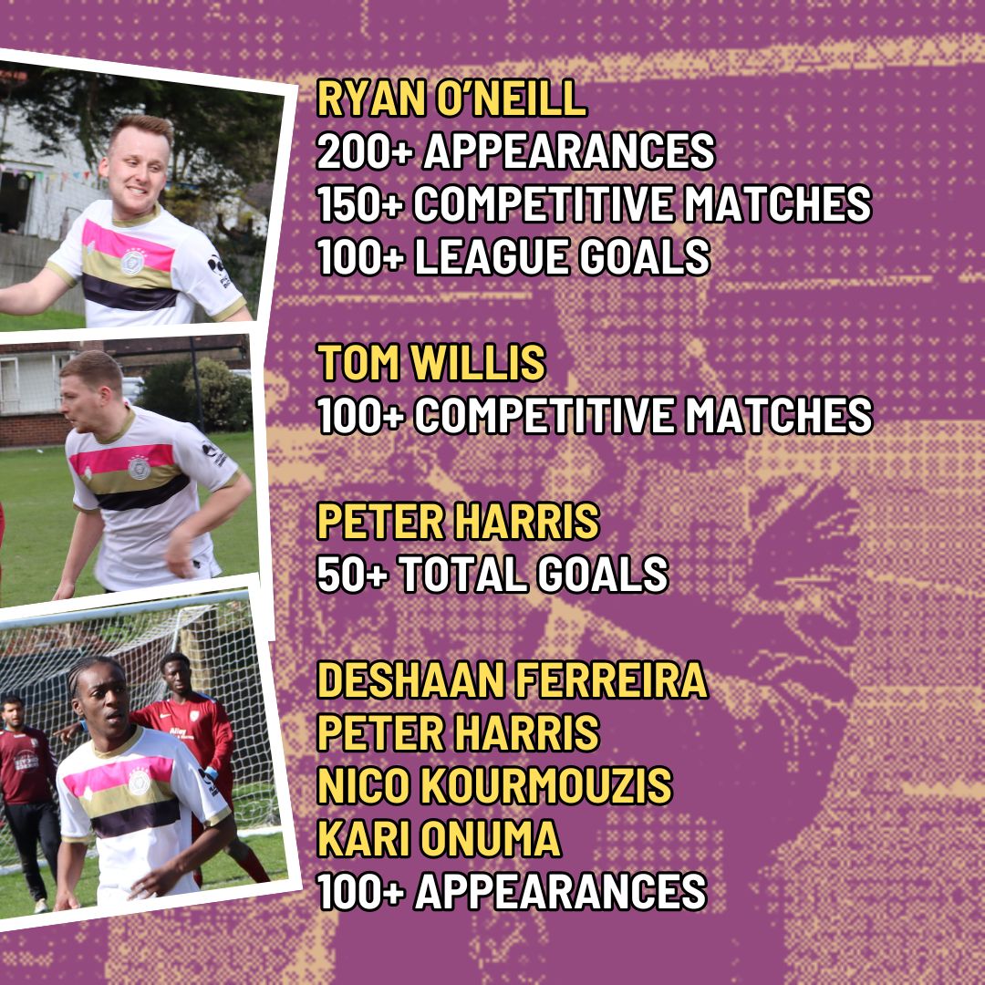 Congratulations to Ryan O'Neill who surpassed a trio of landmarks for Wanderers. Tom Willis, Peter Harris, Deshaan Ferreira, Nico Kourmouzis, and Kari Onuma can also claim their spots in the Centurions Club or Hall of Fame. #WFC #Wanderers #TheWorldsClub #Dulwich #TulseHill