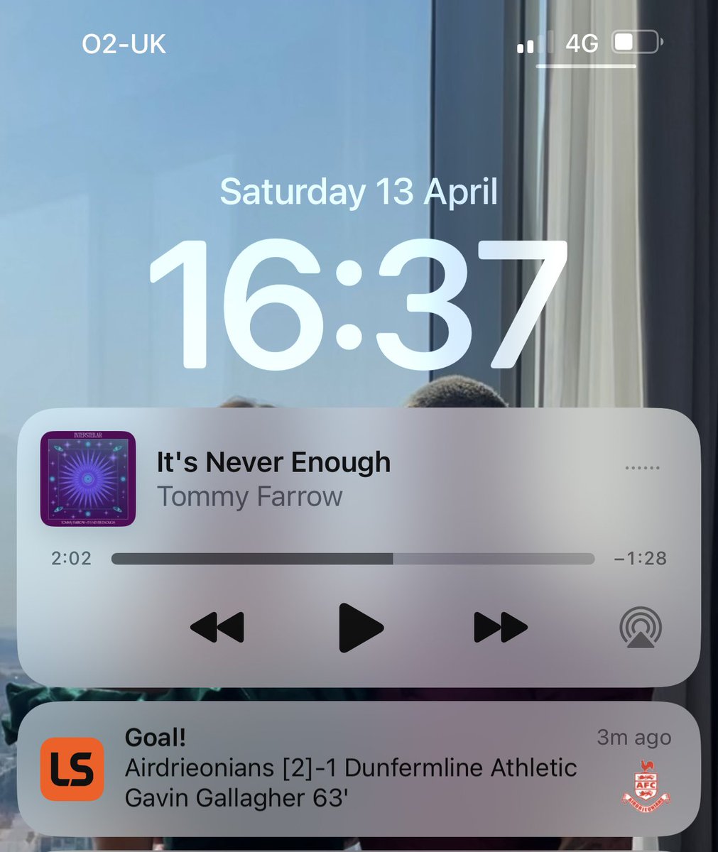 Now that’s the notification I am looking for 👏👏 buzzing wee man to bag the winner what a player <a href="/gavingallgher1/">gg</a> <a href="/AirdrieoniansFC/">Airdrieonians FC</a>