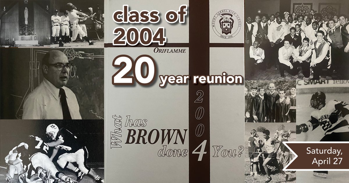 The Class of 2004 is ALSO celebrating their reunion two weeks from today. Purchase your tickets now to celebrate all that has happened in the 20 years since you have walked the halls of MC! mchs.org/alumni/class-o…