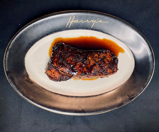 Featuring our 44 Farms 16oz New York Strip Steak! 'One of the premier registered Angus operations in America and producers of ethically raised, all-natural Black Angus beef.' ~ #44Farms website #blackangusbeef #bestofthebest #theresthebeef #harryssavoygrill