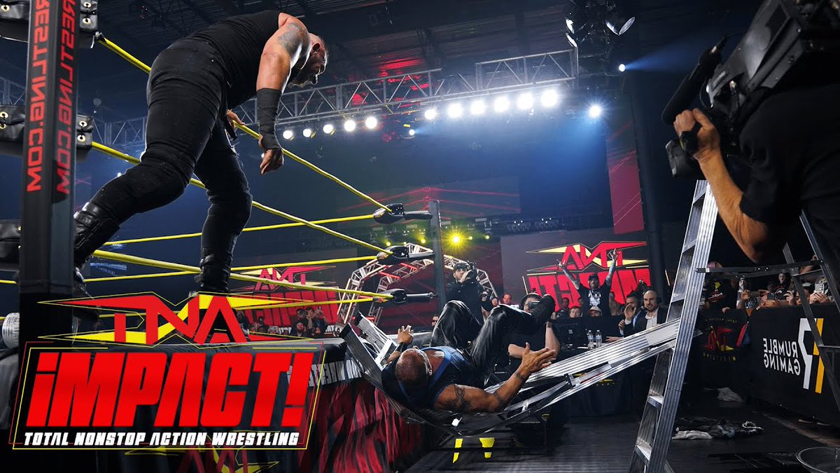 #TNAiMPACT - @PCOisNotHuman and @Big_Kon1 settle their hard hitting rivalry in a destructive Monster's Ball match. WATCH: loom.ly/sRLgTNI #TNAUK