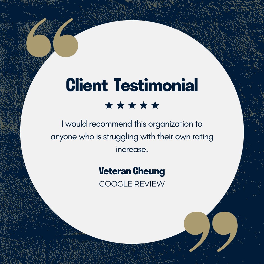 Thank you, Veteran Cheung, for your review!🌟 At Veterans Guardian, we're dedicated to simplifying the VA Claims process and ensuring our fellow veterans receive the support they deserve. Your recommendation means the world to us! 🇺🇸

#VeteransGuardian #VAclaims #ThankYouVeterans