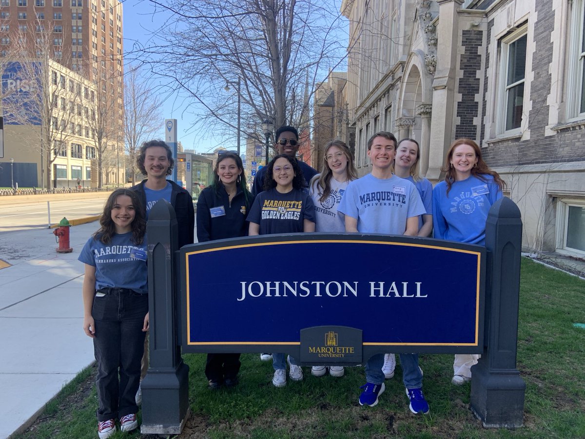 Here we go 💛💙💛 Admitted Student Day at ⁦@MarquetteU⁩ ! Can’t wait to welcome the #classof2028 🥰 ⁦@MUAdmissions⁩