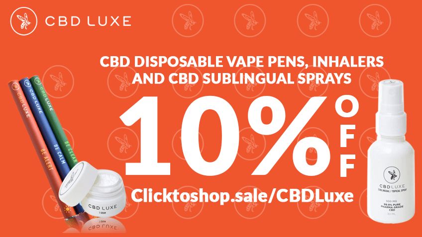 🌿💸 Want a premium CBD experience without paying full price? 🔥 Get 10% off your CBD Luxe order with code SAVE10 at buff.ly/4awHZBj. #saveoncannabis #cbd #discounts
