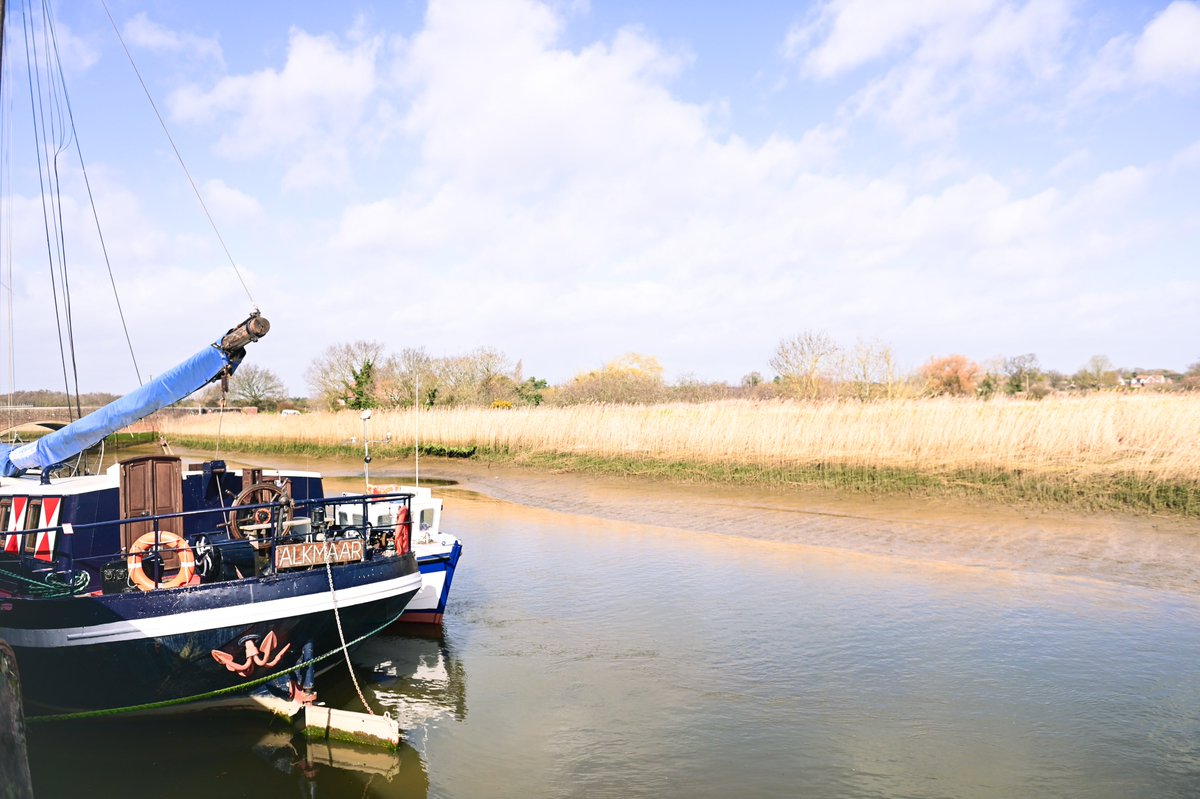 Who else has enjoyed the nice weather today? The sun shining on the river and reedbeds has been a beautiful sight.