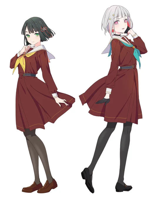 並べたら関係性がありそうな感じになったけど特にないふたり 