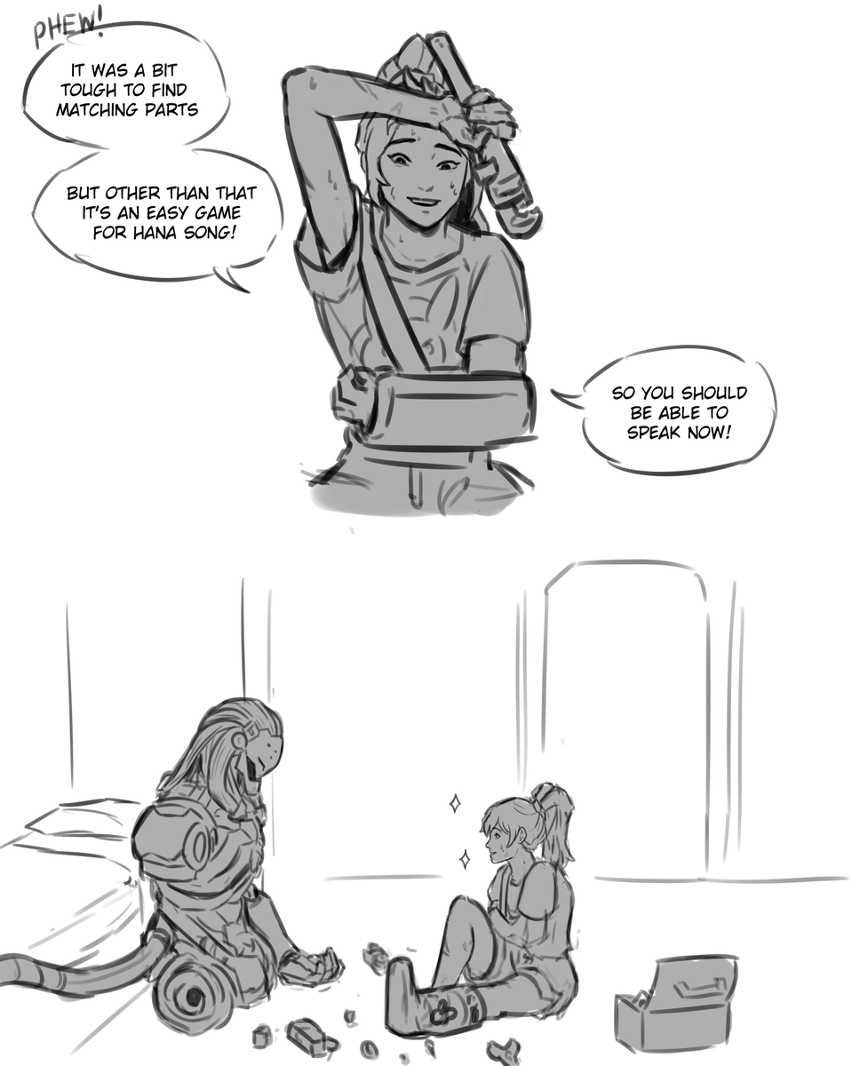 Riki_Lautje's tweet image. I imagine this is what happened when she first fixed his voicebox #dvattra