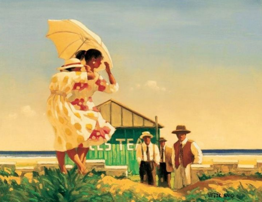 A Very Dangerous Beach, 1992 © Jack Vettriano