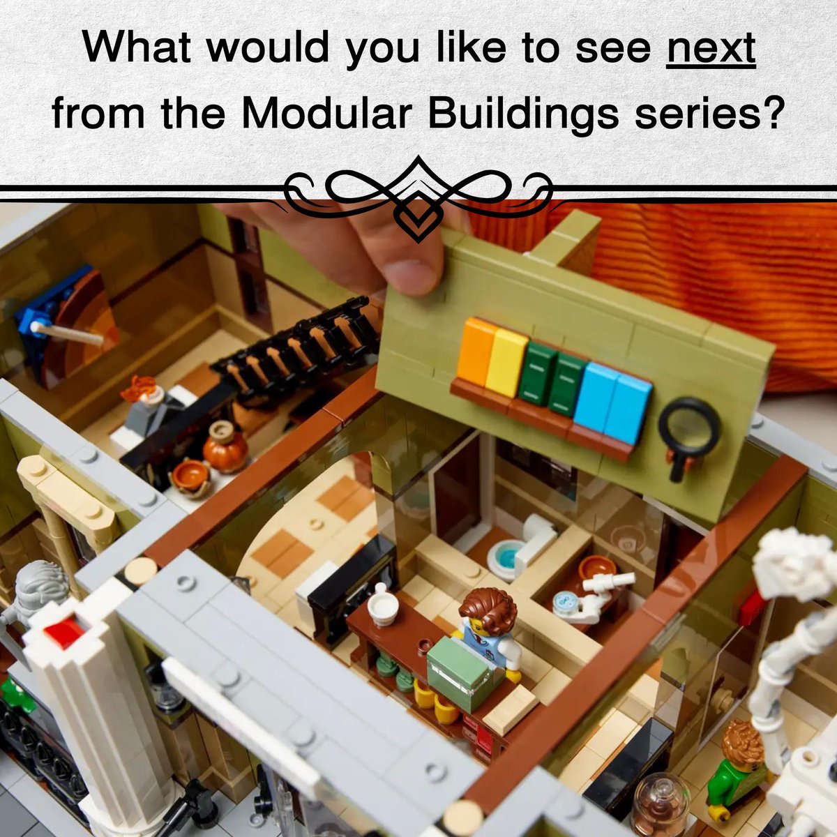 blocksmagazine's tweet photo. Go on - tell us your modular dreams! What buildings, architecture, or structures would you like to see next in this fantastically-detailed series?
#LEGO #AFOL #LEGOModular https://t.co/FgfnP8qZ91