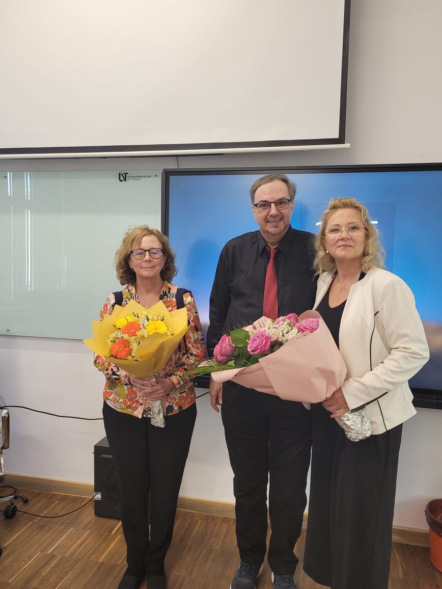 RemusTim's tweet photo. Happy to see that I finalized coordinating a new PhD thesis, this time co-supervized with Prof. PhD Mercedes A. Moscardo from UJI Castellon, Spain. Congrats to Adriana Jupineant who nicely defended her thesis on Romanian Roma migrant women  from a peripheral feminism perspective! https://t.co/1XCkDUt7Cu
