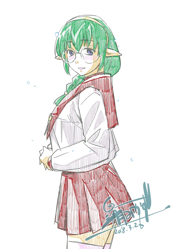 「#これを見た人はセーラー服をTLに放流しよう 」|皐月👓みかずのイラスト