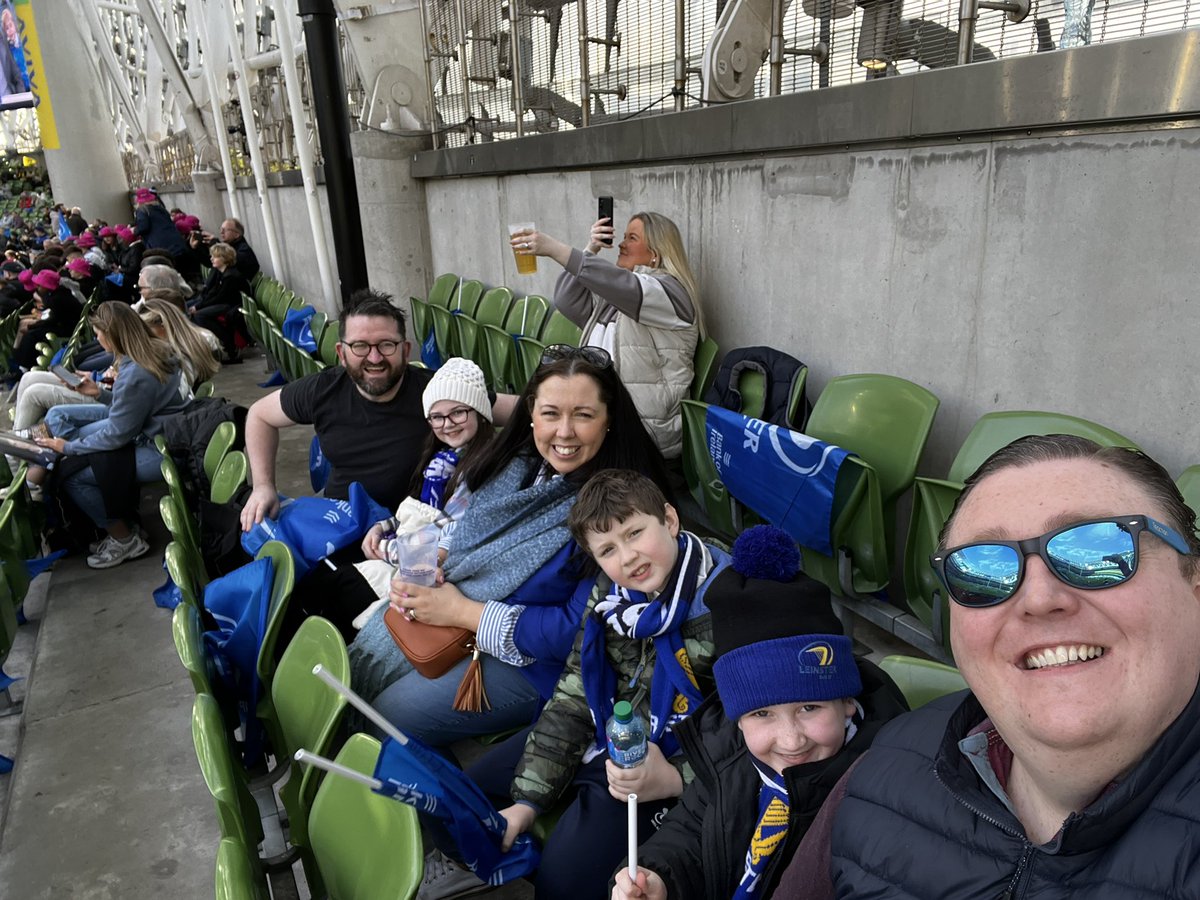 #FROMTHEGROUNDUP

COME ON LEINSTER <a href="/leinsterrugby/">Leinster Rugby</a> <a href="/OLSCRugby/">Leinster Supporters</a>