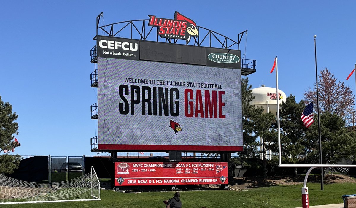 Spring football kicks off in Illinois today. @PSPigskin is at Illinois State’s Hancock Stadium.