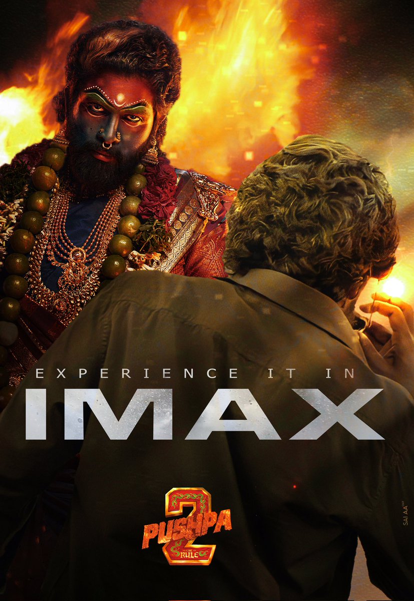 Experience It In IMAX !! 🪓 #Pushpa2TheRule @PushpaMovie @AlluArjun @IMAX