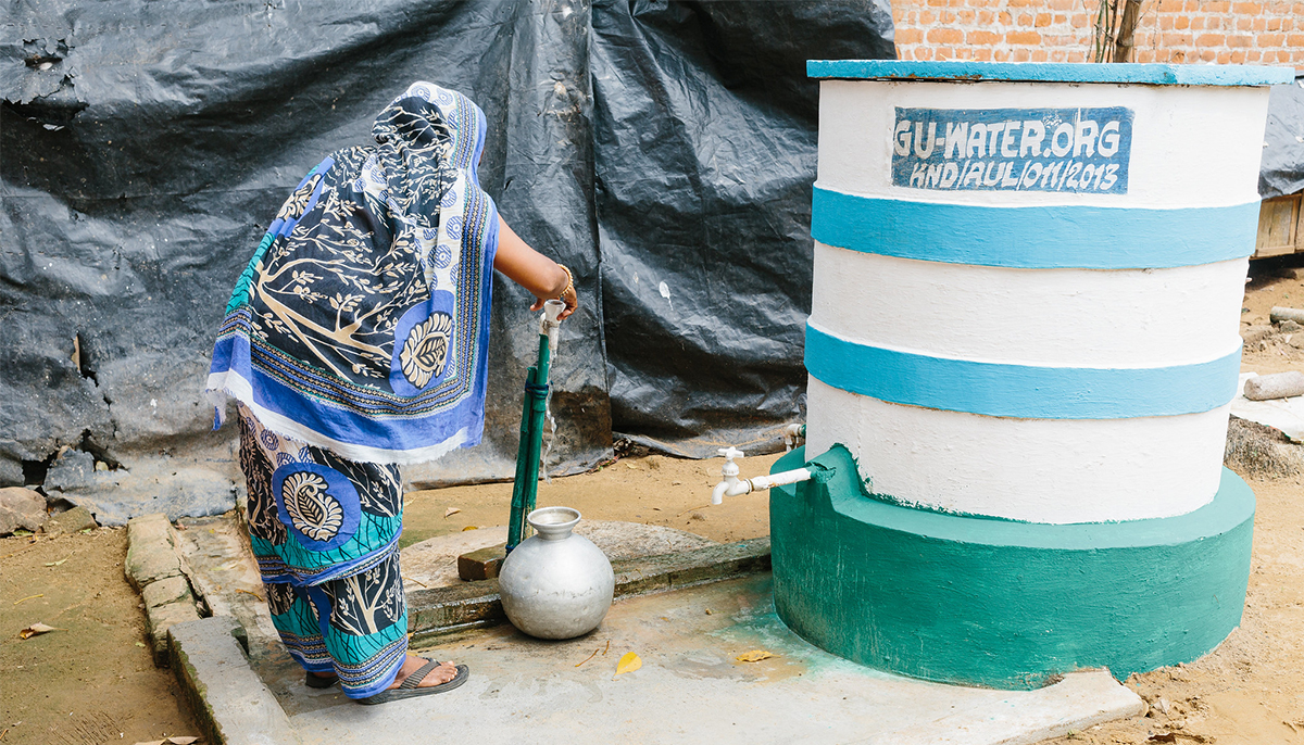 Rehana used to spend hours each morning collecting water. Today, she has access to safe water right outside her door. You can help empower women and their families every month with the hope, health, and opportunity that flow from safe water. Give monthly. Water.org/monthly-giving/