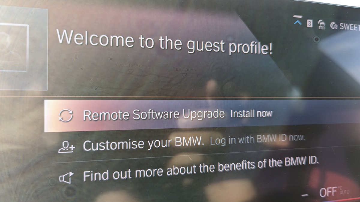 Should I upgrade the rental car firmware? 😏