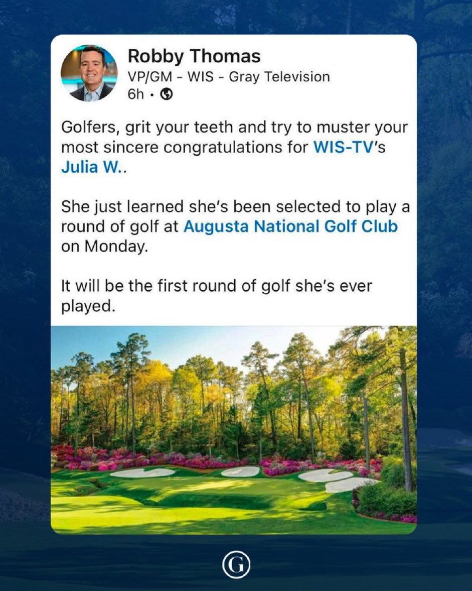PGATUOR's tweet photo. We hope Julia shoots a 200 and never plays again. https://t.co/u7FejuMVzy