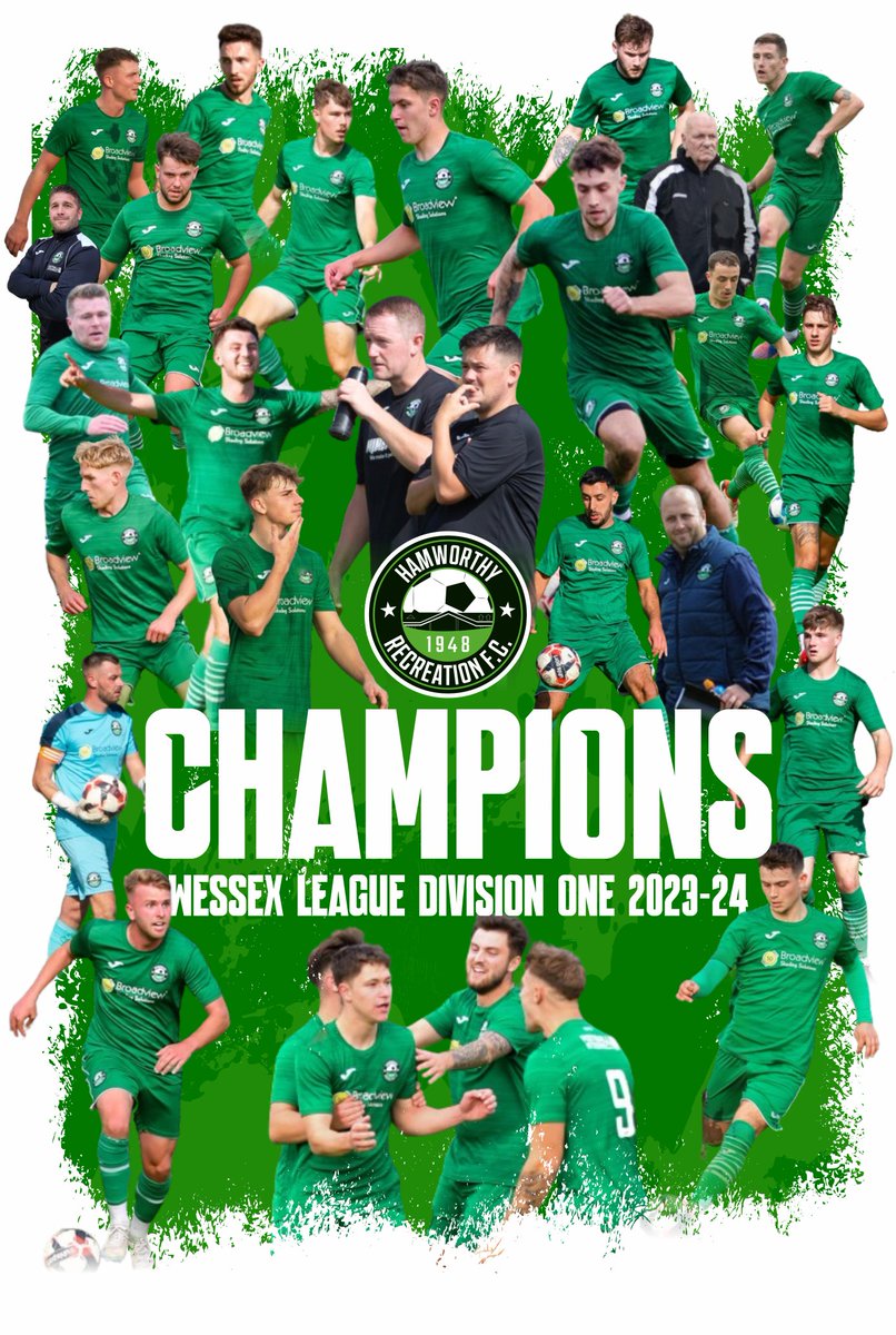 Ham_RecFC's tweet image. 𝐂𝐇𝐀𝐌𝐏𝐈𝐎𝐍𝐒 | 🏆

We are @WessexLeague Division One Champions!!! 🏆

#UPTHEREC