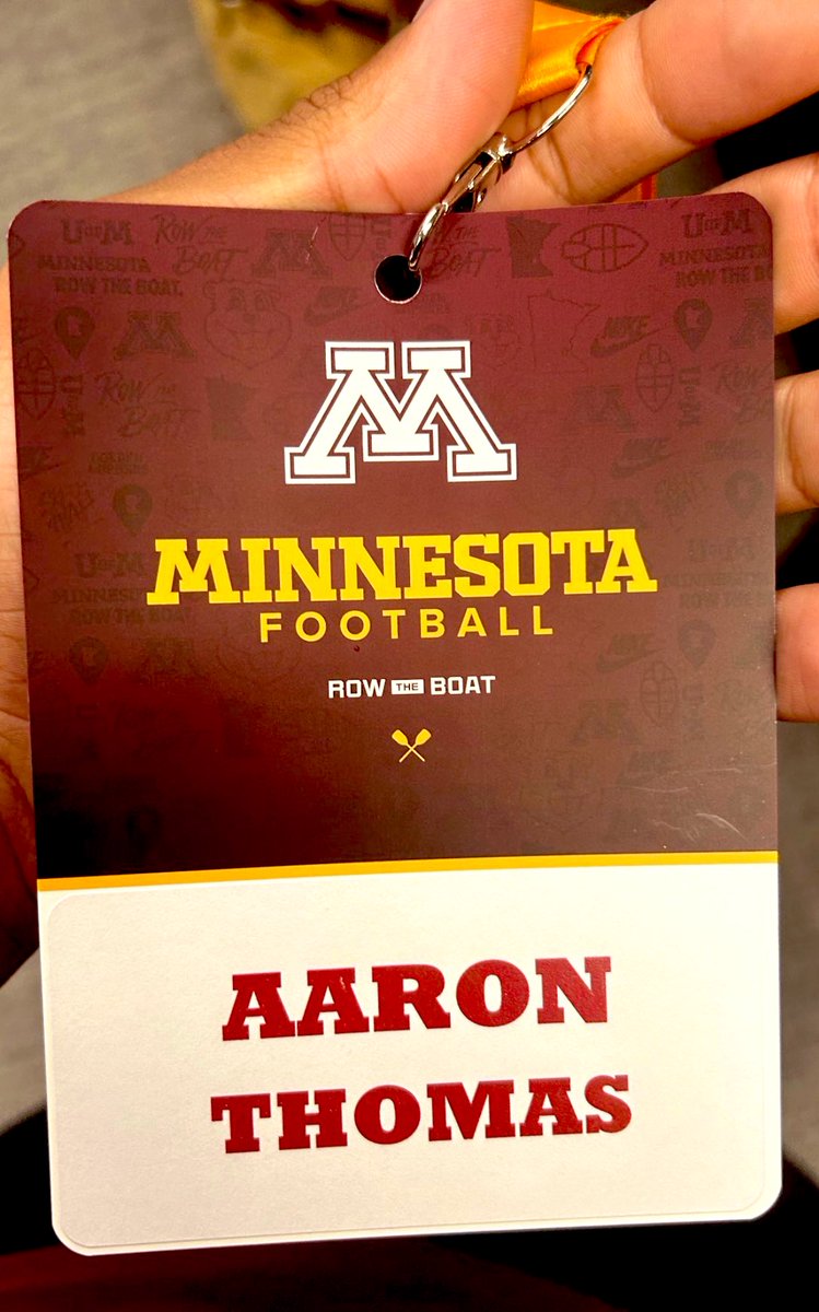 I’m visiting @GopherFootball today.