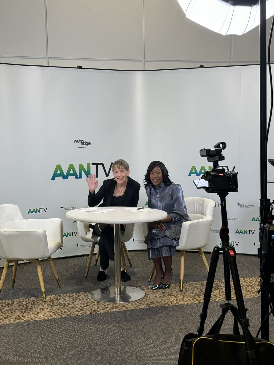 Superstar MMC chairs @anntiltonnola @DrHopeMO talk all things #AANAM with AAN TV. Visit the @AANmember YouTube channel for daily episodes. #Neurology