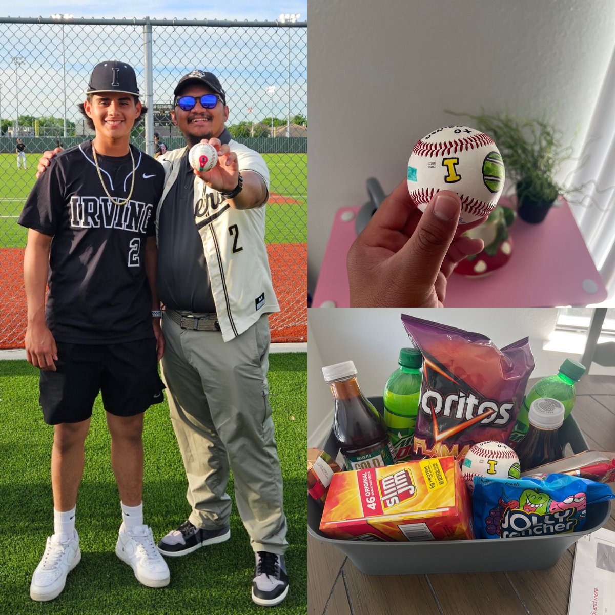 Coach Nguyen 🎾 (@nguyeneducator) on Twitter photo Honored to be picked by #2 <a href="/Julian_Alcala88/">Julian Alcala</a> for teacher appreciation night last night! His work ethic in my class translates to the field! Thank you again, Juju! 🙌🏽 ⚾️🤝🎾
<a href="/Irving_Baseball/">Irving Baseball</a> Honored to be picked by #2 <a href="/Julian_Alcala88/">Julian Alcala</a> for teacher appreciation night last night! His work ethic in my class translates to the field! Thank you again, Juju! 🙌🏽 ⚾️🤝🎾
<a href="/Irving_Baseball/">Irving Baseball</a>