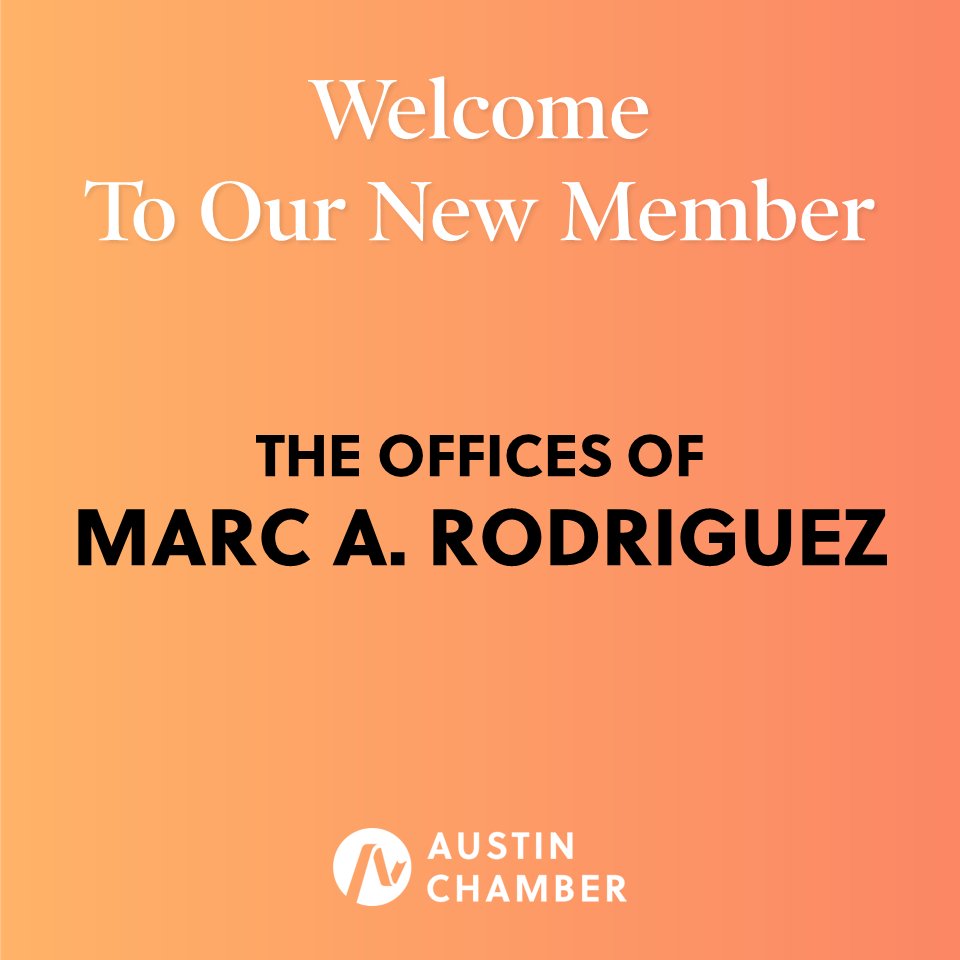 Welcome to our new Austin Chamber member - The Offices of Marc A. Rodriguez! With decades of political experience in the Texas State Legislature, Marc A. Rodriguez knows how to navigate government processes. Learn more about the services he offers here: hubs.ly/Q02sq2_K0