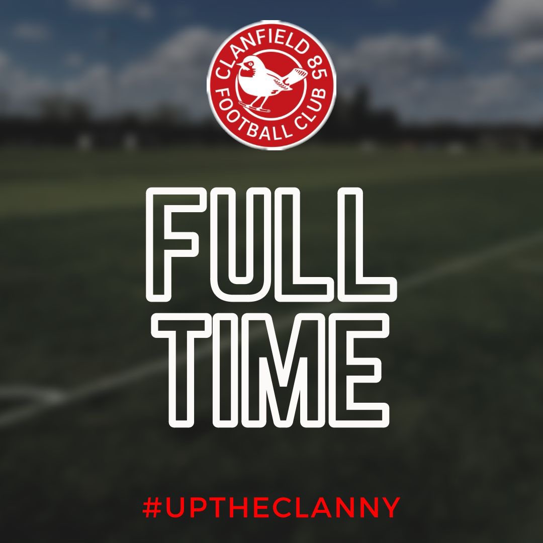90| FULLTIME Clanfield lose on penalty.