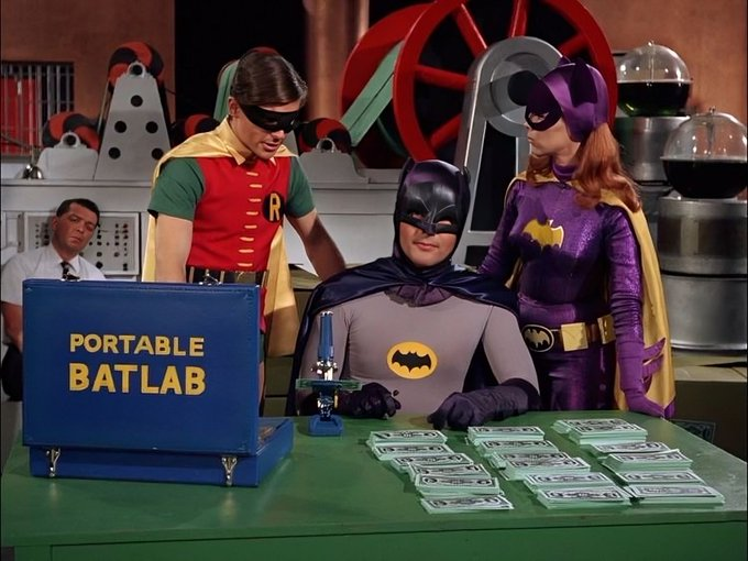 Who else loved the sixties TV series Batman?