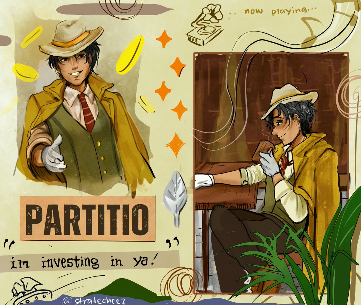 Partitio Yellowil - a scrapbook ( took long but i had fun) #OctopathTraveler2 #partitioyellowil