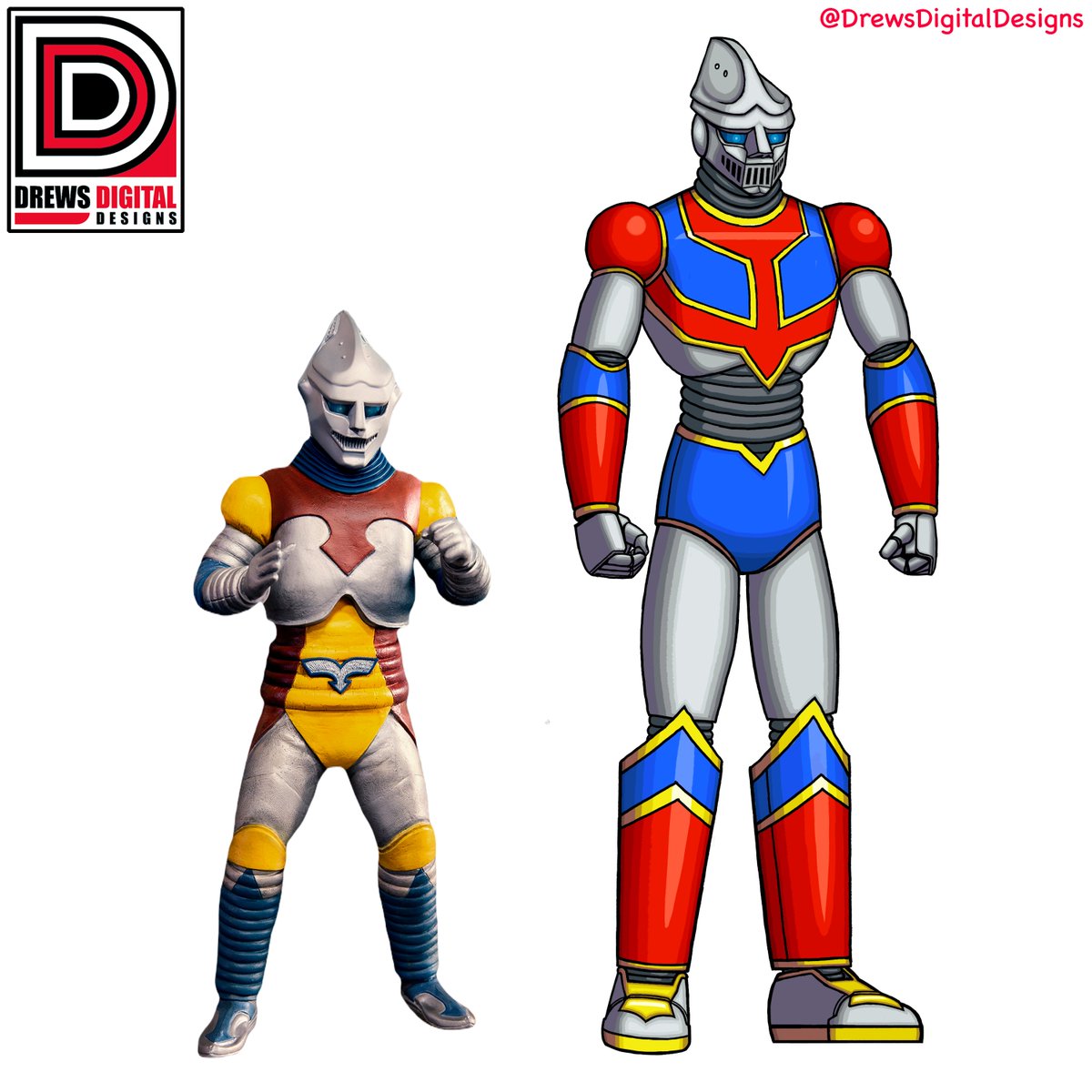 DrewsDigitalD's tweet photo. I drew "Jet Jaguar 2.0"
Inspired by #ultraman and #mazingerz
How does he look? 🤔
@Drewsdigitaldesigns #drawing #manga #anime #design #digitalart #artwork #graphicdesign #illustration #art #character #characterdesign #digitalartwork #drewsdigitaldesigns #jetjaguar #godzilla #robot #superrobot #mecha #kaiju #hero #smile