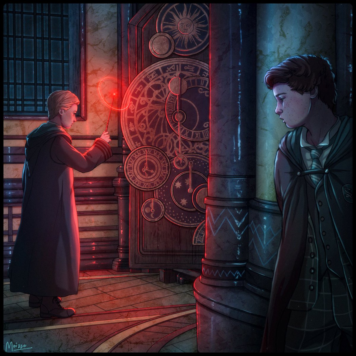 K. B. (Part 4) ✨
Sebastian discovers the secret door to the Undercroft.

#SebastianSallow #OminisGaunt #HogwartsLegacy #sebinis