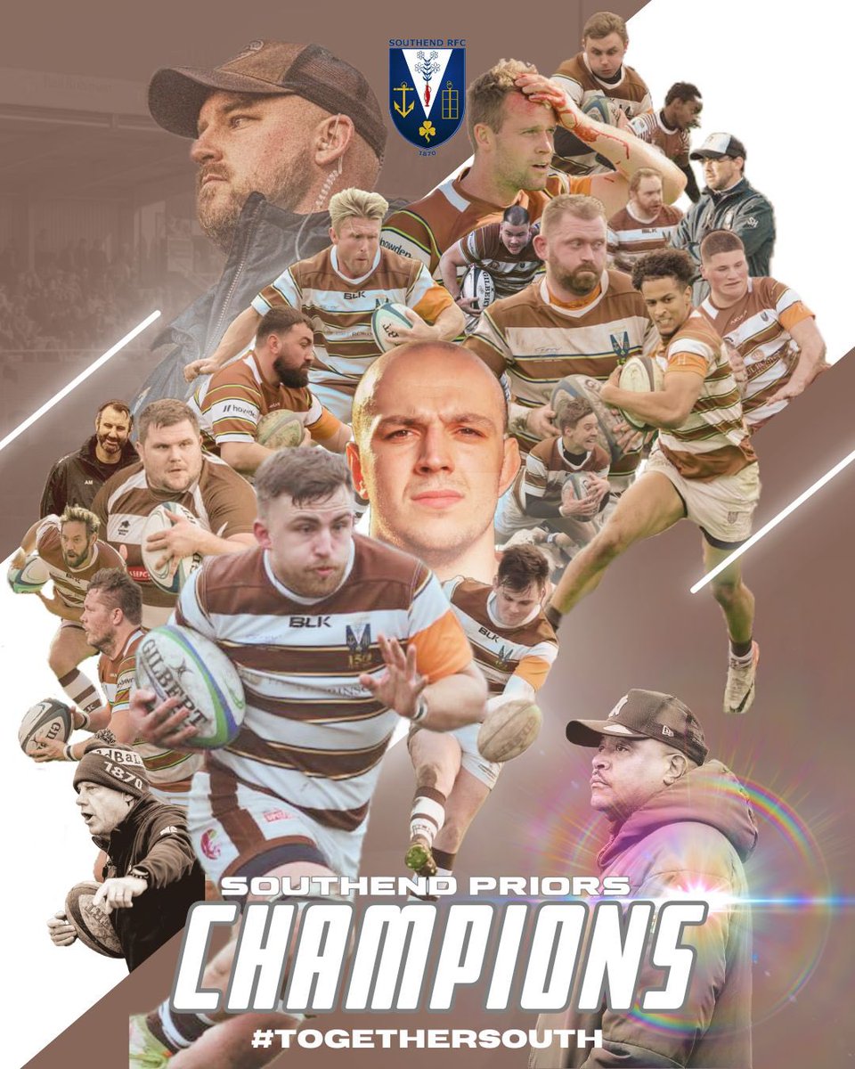 FULL TIME

BECKENHAM 19
SAXONS.        22

PRIORS.            31
CHELMSFORD 29

The Priors come back from 0-17 to secure trophy number 2 of the season for the senior squad!!! 🏆🏆

The Saxons grind out a dogged win in Kent. 

#TogetherSouth