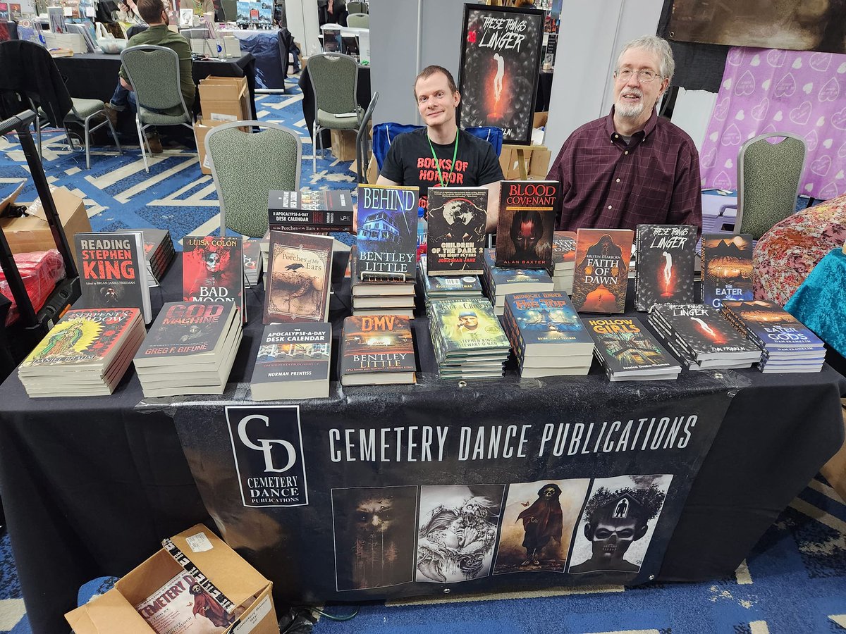 Be sure to come say hello to us at the Cemetery Dance table if you're at AuthorCon!