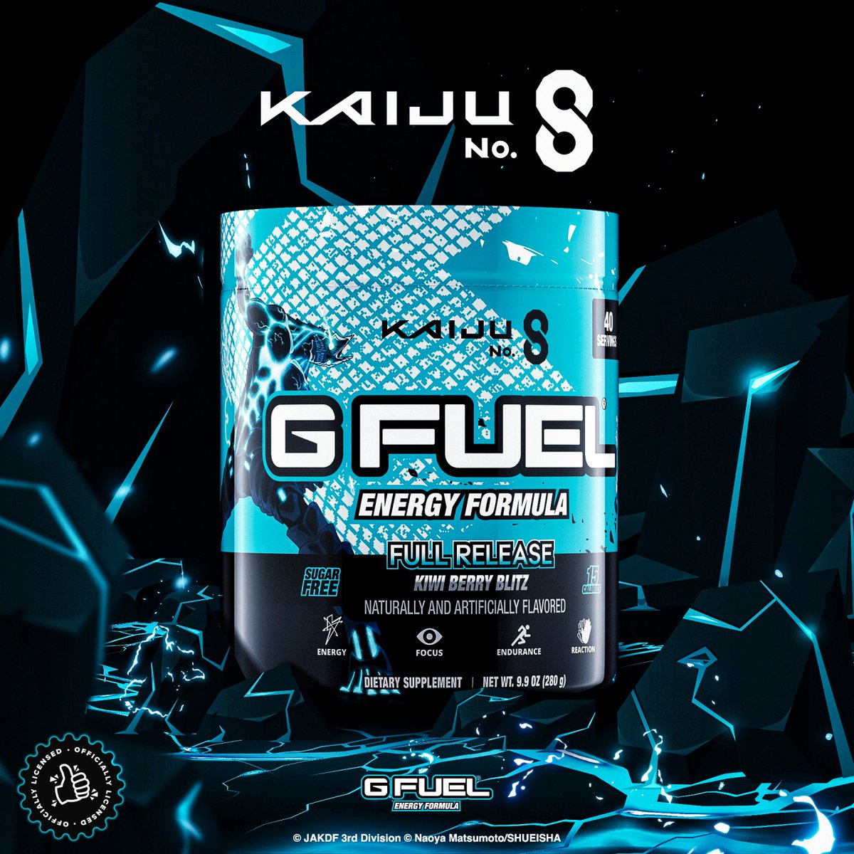 ⚡️#GFUEL x #KaijuNo8 📧 𝐉𝐎𝐈𝐍 𝐖𝐀𝐈𝐓𝐋𝐈𝐒𝐓: GFUEL.ly/kaiju-no-8-wai…