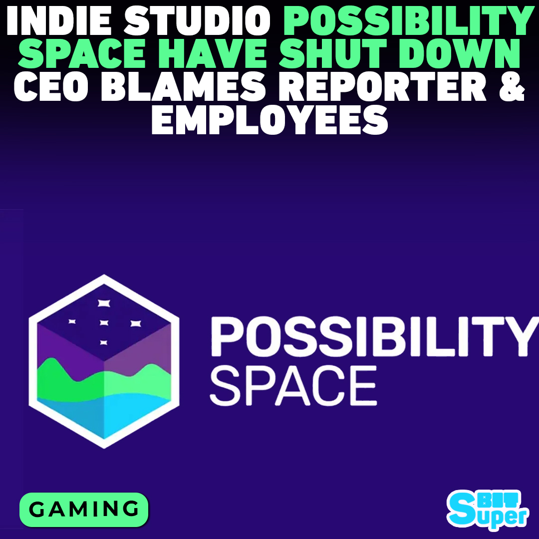 officialgamegil's tweet image. Indie game studio Possibility Studio have shut down without even releasing a game &amp;amp; CEO have blames reporters and employees for it.

#possibilityspace #indiegame #indiegames #indiegamedeveloper #gamingnews #game #gamer #games #pcgaming