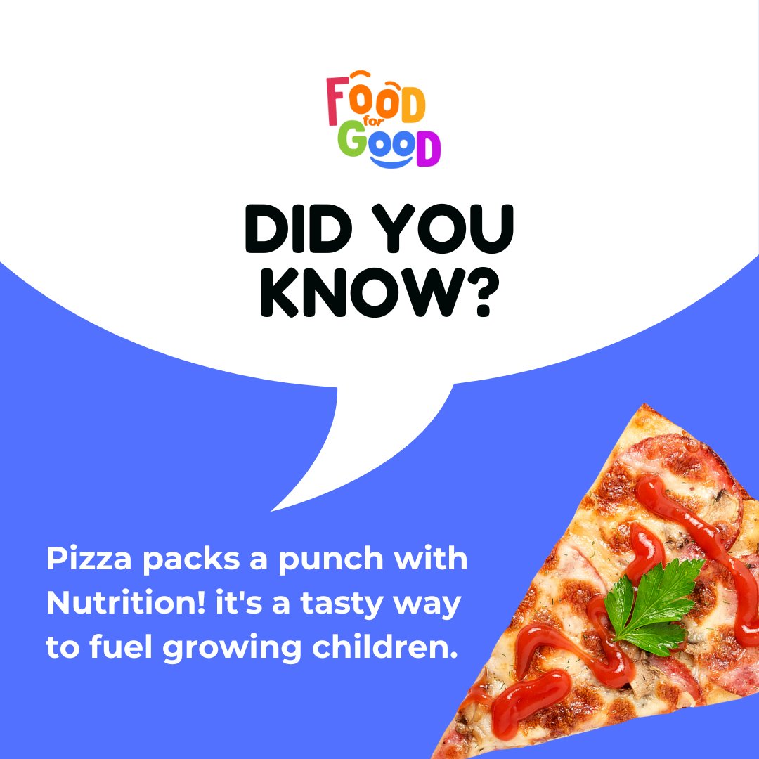 Pizza = Nutrition? 🍕 Yes, at Food For Good! Our pizzas are packed with protein, carbs, vitamins & more. A tasty, balanced choice for those who love to eat well. Dive in! #HealthyEating #PizzaRevolution #FoodForGood #Pizza