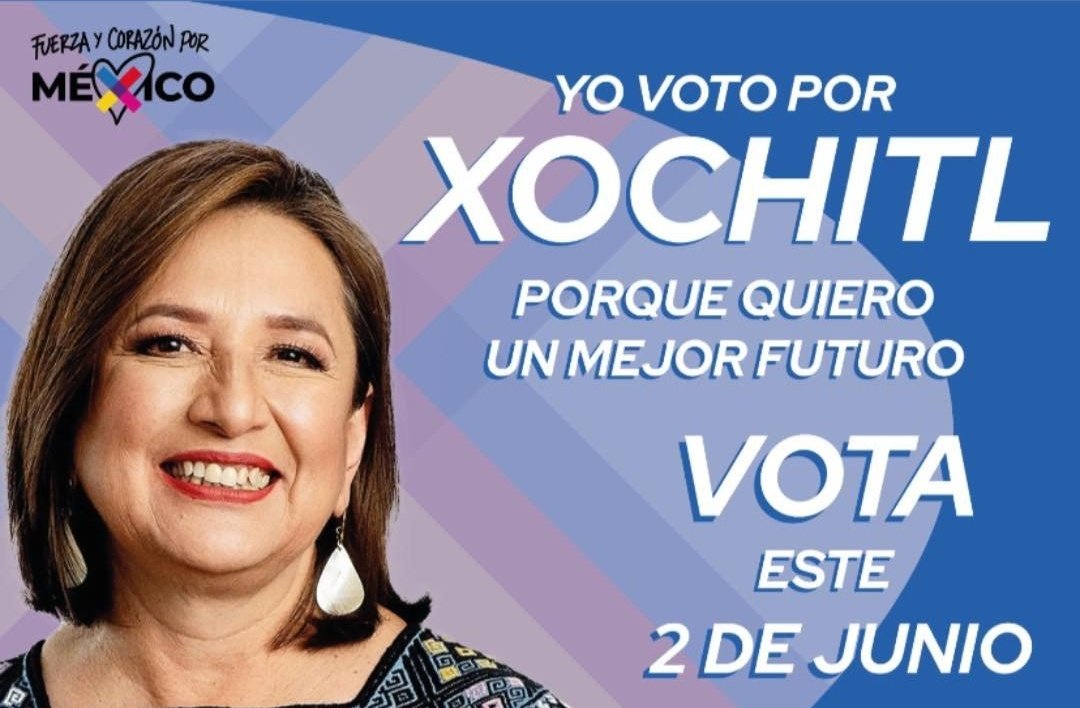 Así de fácil...
¿Quién más con #XochitlGalvez y con todos los candidatos de #FuerzaYCorazónPorMéxico? 
👇🏼