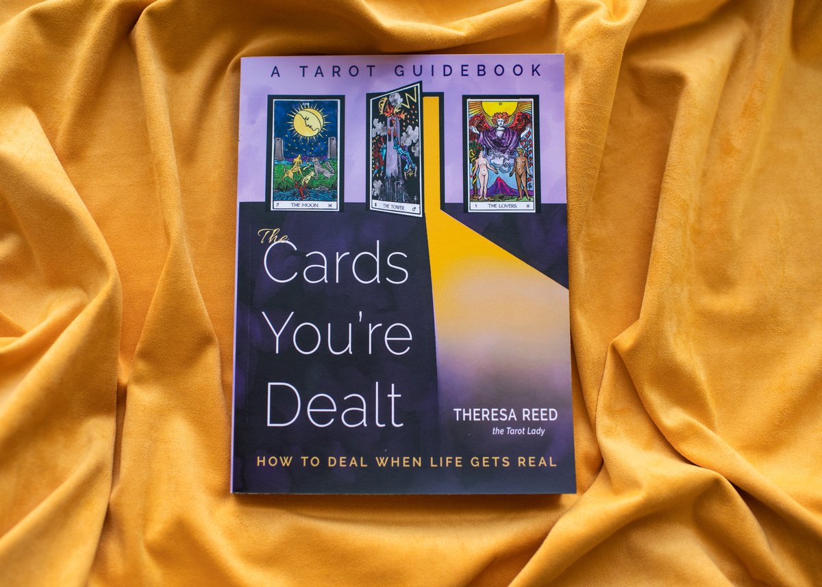 The Cards You’re Dealt: How To Deal When Life Gets Real - A Tarot Guidebook. While the topic may seem somber, ultimately, it’s about how to make the most of each precious day and live to the fullest. I hope you love reading it. I loved writing it for you. thetarotlady.com/cards-you-are-…